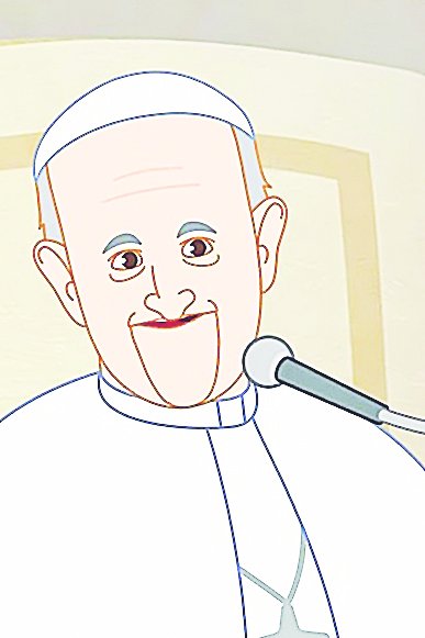 El papa Francisco tiene su  serie animada en Internet