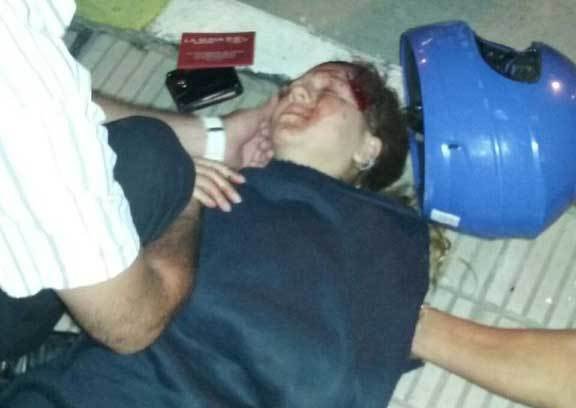 Choque, una mujer herida y quejas en 7 y 72