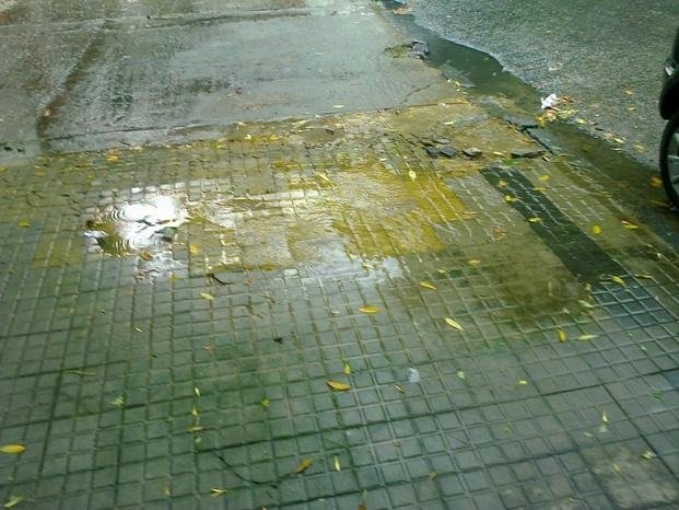 Bronca por una "fuente de agua" en 61, 9 y 10