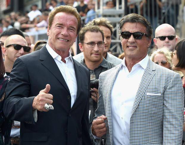 Schwarzenegger le mandó un mensaje a Stallone por el Oscar que no ganó