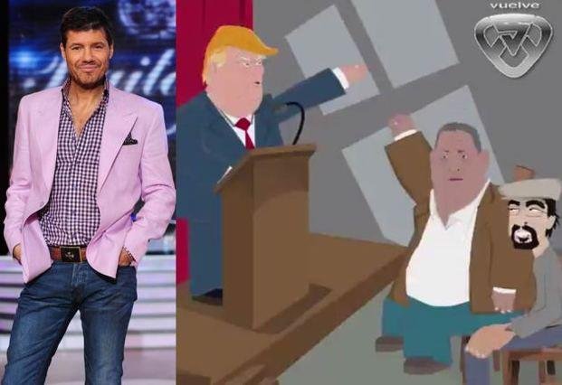 Trump, D´Elía y Esteche, los protagonistas del nuevo video de Tinelli