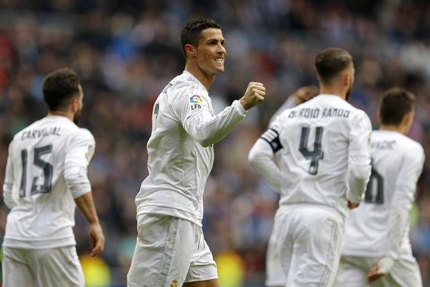 Real Madrid armó un festival de goles con un póker de CR7