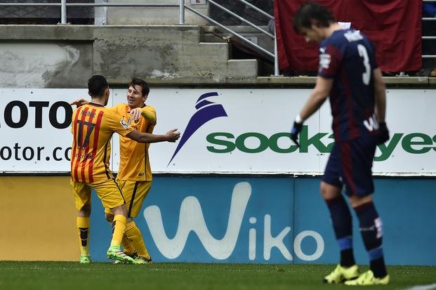 Con un doblete de Messi el Barcelona 
derrotó al Eibar por 4 a 0