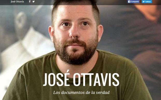 Ottavis abrió un sitio web para defenderse de las denuncias