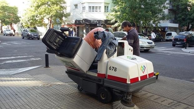 Barredora con problemas