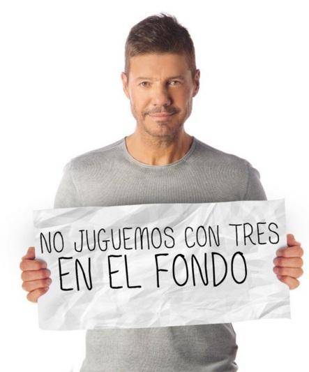 Tinelli ironizó sobre la campaña “no al Fondo”