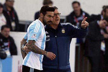Lavezzi llamó a Martino y le pidió que lo tuviera en cuenta