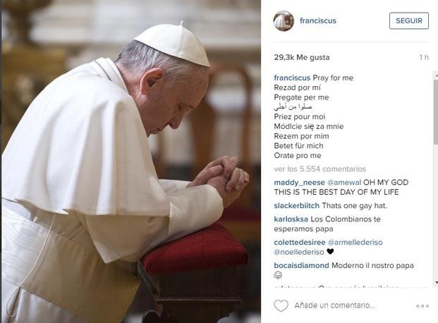Francisco, ahora también en Instagram