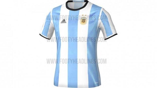 Argentina presenta nueva camiseta