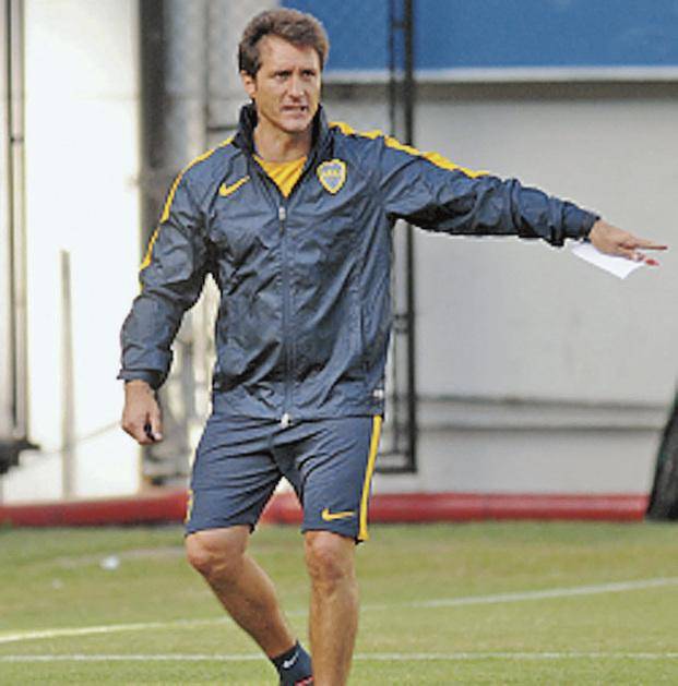 El Mellizo se mostró enérgico frente a los jugadores de Boca
