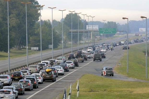 La Autopista fue un caos por el éxodo turístico