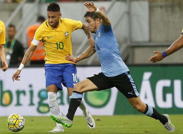 Brasil empató con Uruguay