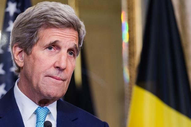 John Kerry arribó a Bruselas tras los trágicos atentados