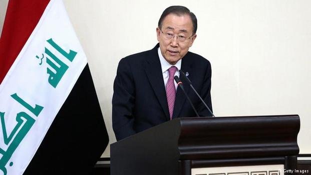 Tras el atentado en el estadio, Ban Ki-moon visitó Bagdad y pidió "unidad"