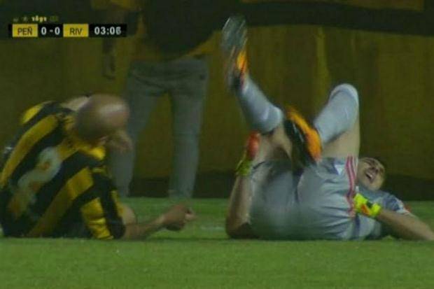 Barovero no tiene lesión ósea pero es duda para Patronato