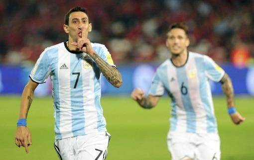 Di María apenas pudo estar 30 minutos
