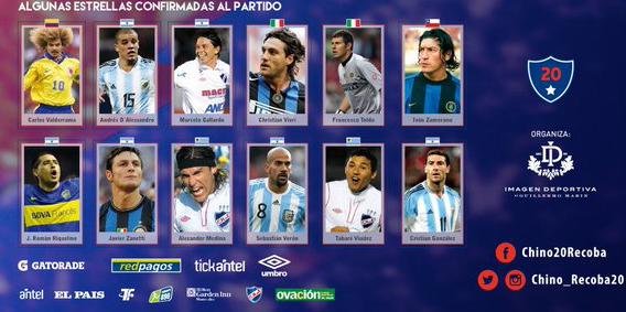 Verón, presente en la despedida de Recoba