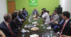 Molina recibió a representantes del Colegio de Abogados de Quilmes