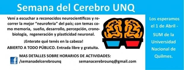 Llega la Semana del Cerebro a la UNQ