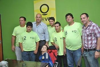 Molina recibió al equipo quilmeño que participará del 6º torneo de Torball en Chubut