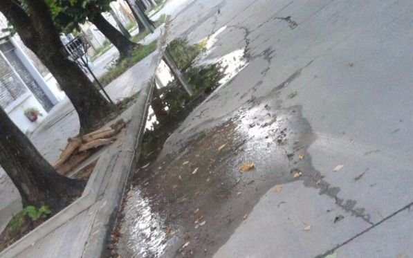 Caño roto y canillas secas en 71 entre 11 y 12
