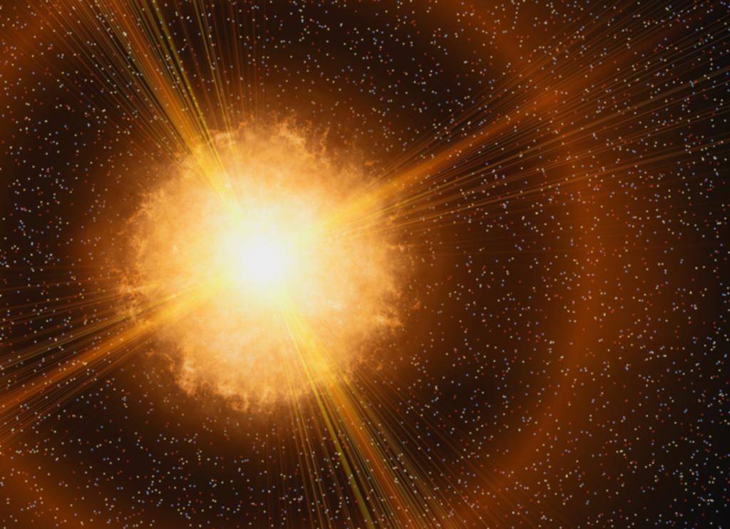 Científicos captan estertores finales de una estrella masiva en otra galaxia
