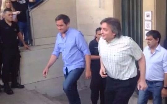 Máximo Kirchner también tuvo un paso rápido por Tribunales