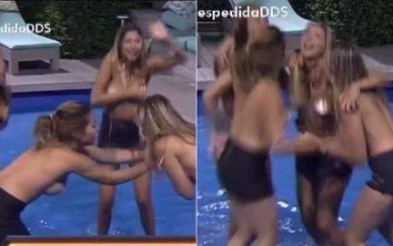 VIDEO: El topless múltiple en "Despedida de Solteros"