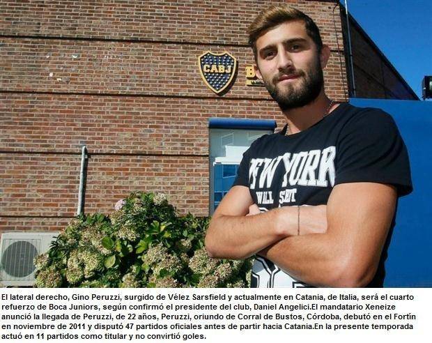 Peruzzi quedó descartado para el choque de Boca ante Banfield