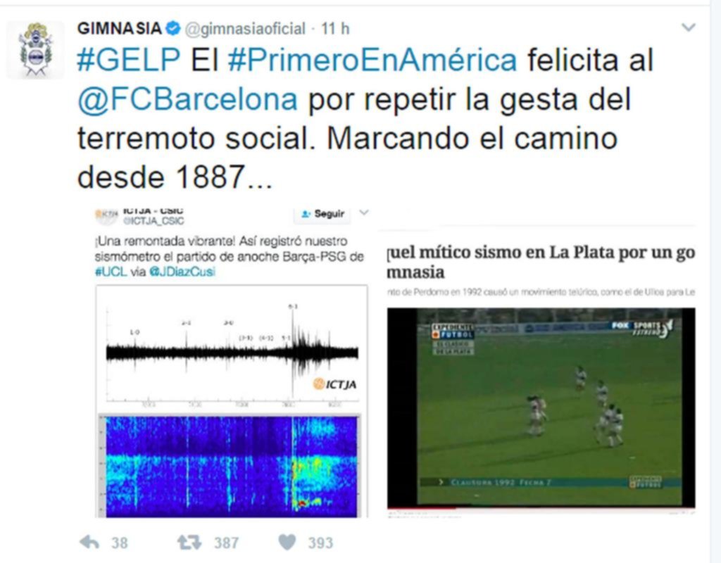 El Lobo felicitó al Barcelona