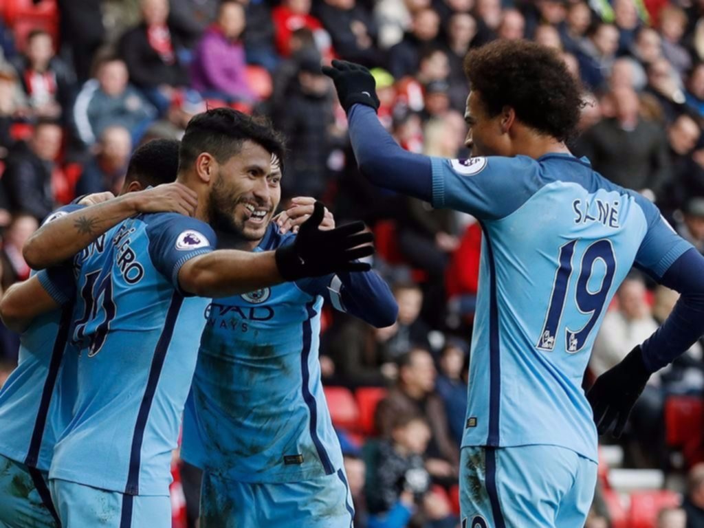 Con gol de  Agüero, el City pasó a las semifinales de la FA Cup