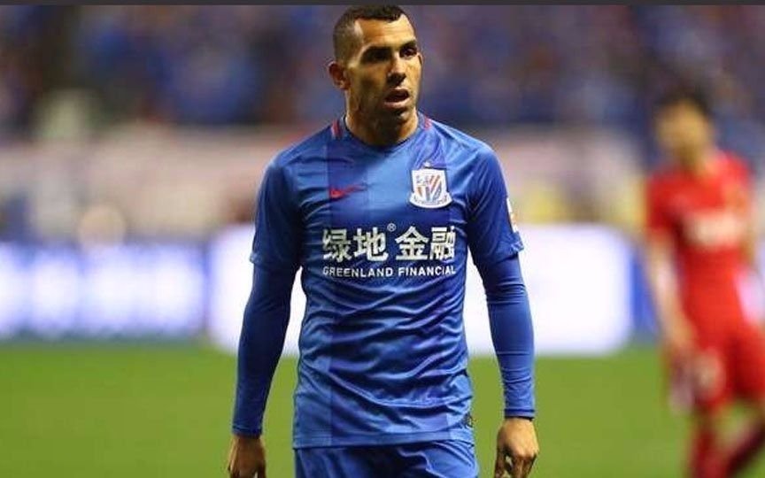 El Shanghai Shenhua de Tevez empató y resignó la punta