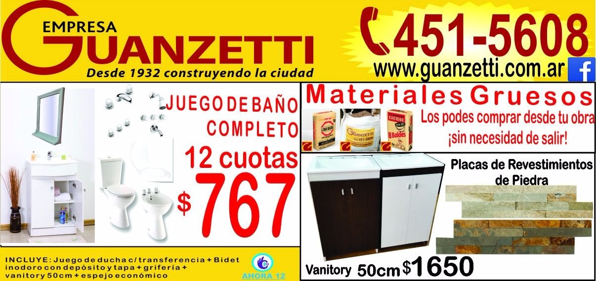 Guanzetti te espera para renovar tu hogar