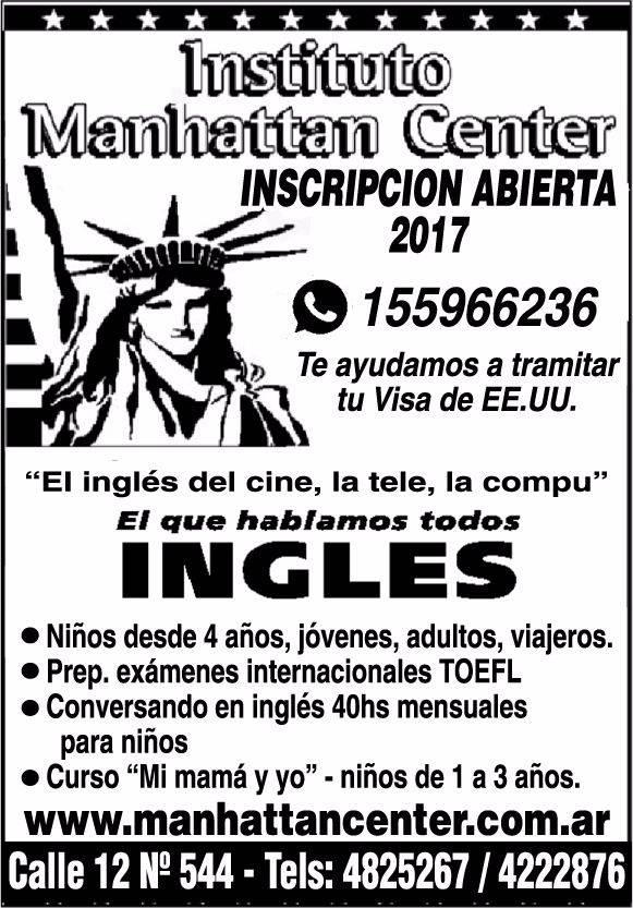  Ya está abierta la inscripción en Instituto Manhattan Center