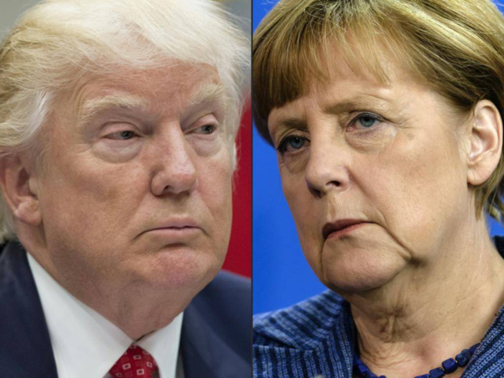 Merkel se prepara para reunirse con Trump, en un choque de estilos