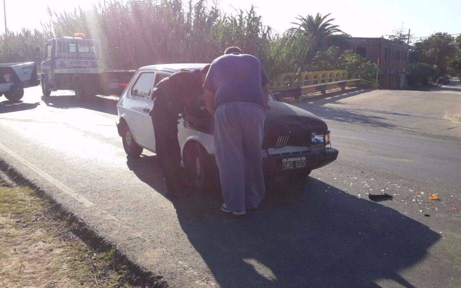 Choque múltiple en 66 y 124 con saldo de un herido