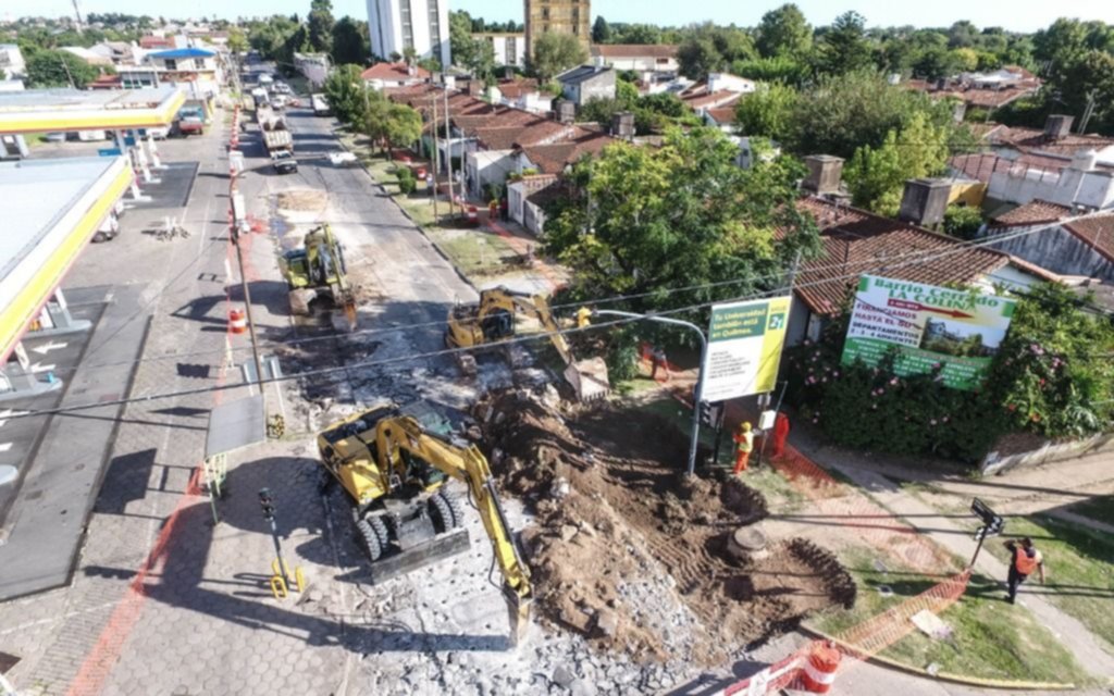 Repavimentación y ensanche de la Avenida Mitre