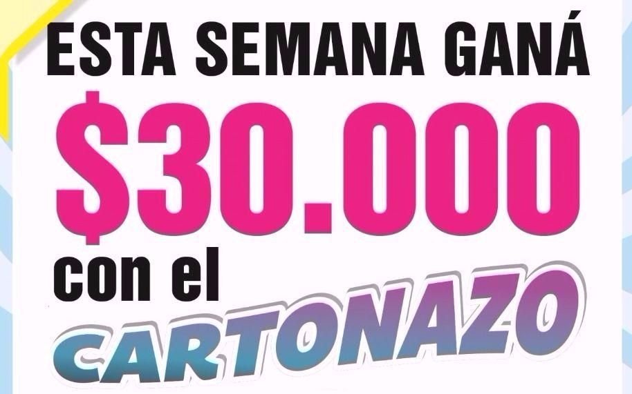 Arranca una nueva jugada de El Cartonazo con un pozo de $30.000