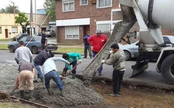 Corte de tránsito por obras en Quilmes