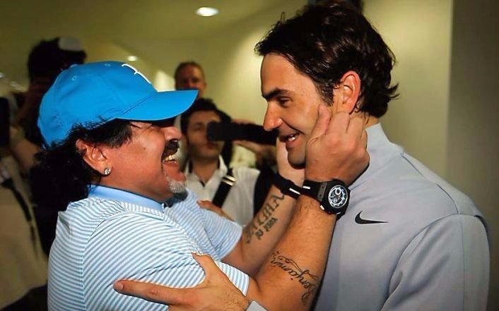 Diego felicitó a Roger: "el resto no existe"