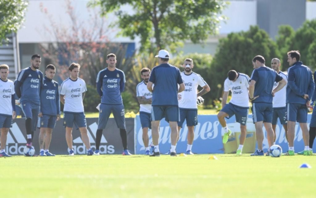 Argentina realizó su primera práctica para enfrentar a Chile