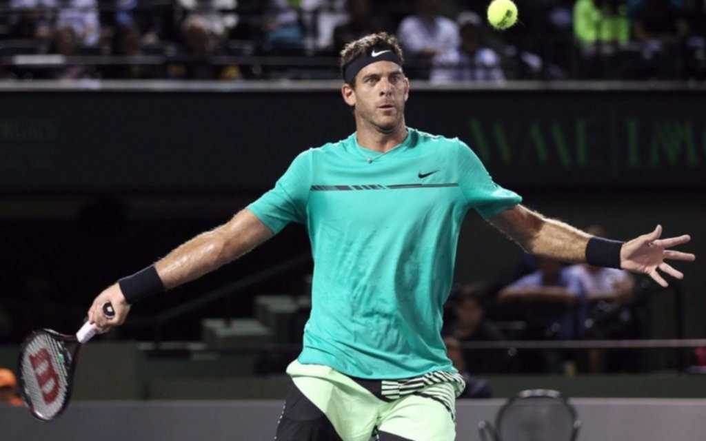 Debut y triunfo para Delpo en Miami: se viene Federer