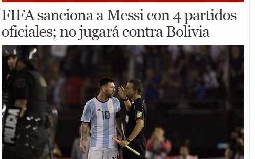 Medios bolivianos se hacen eco de la sanción