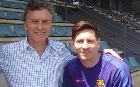 Macri le envió un abrazo a Messi 