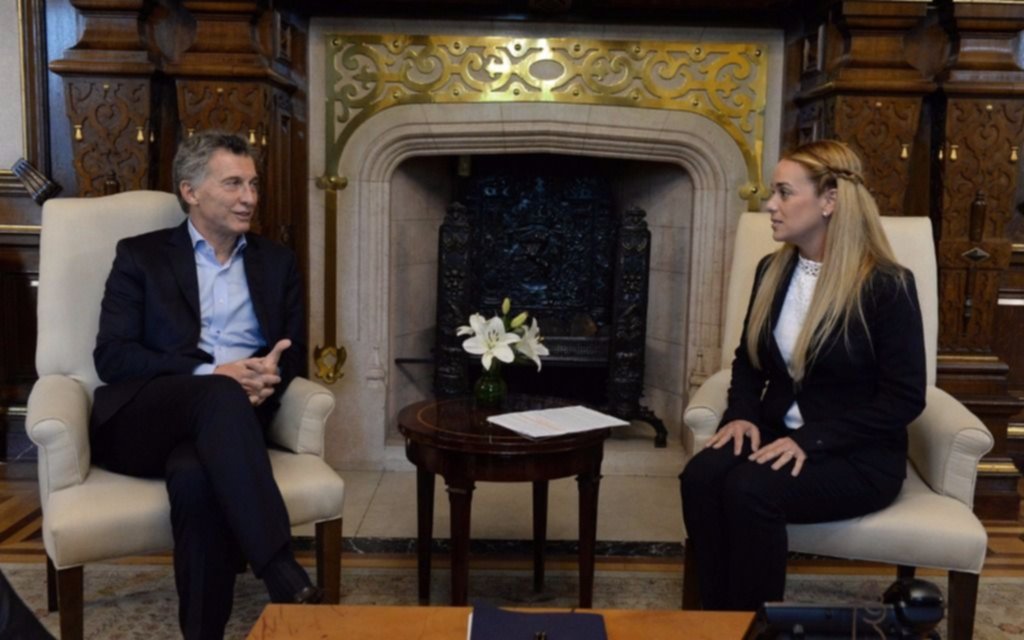 Macri recibió a la esposa del detenido político venezolano Leopoldo López