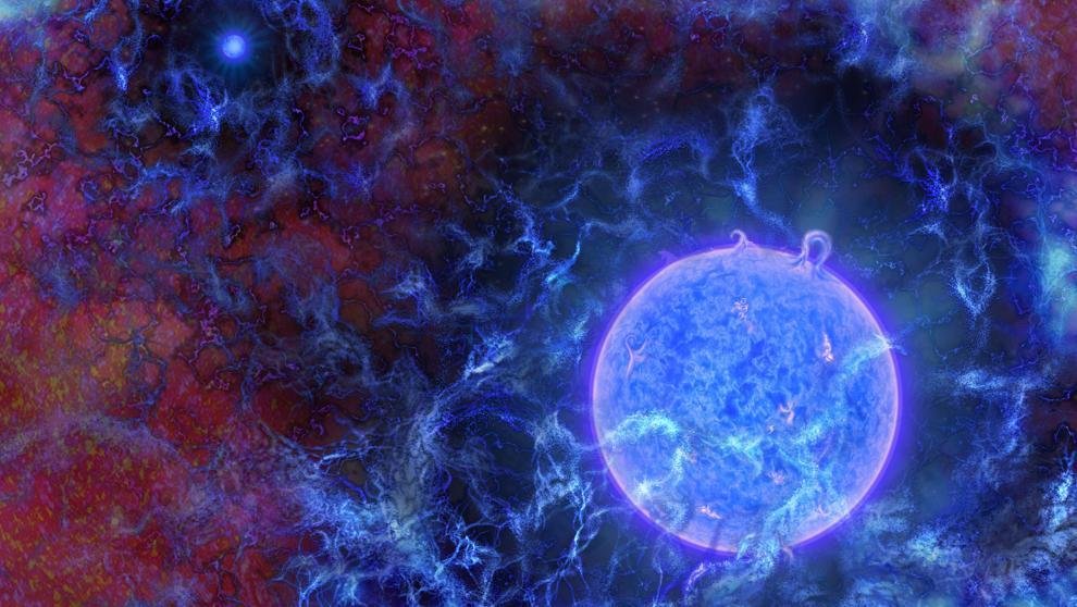 Hallan rastros de las primeras estrellas del Universo