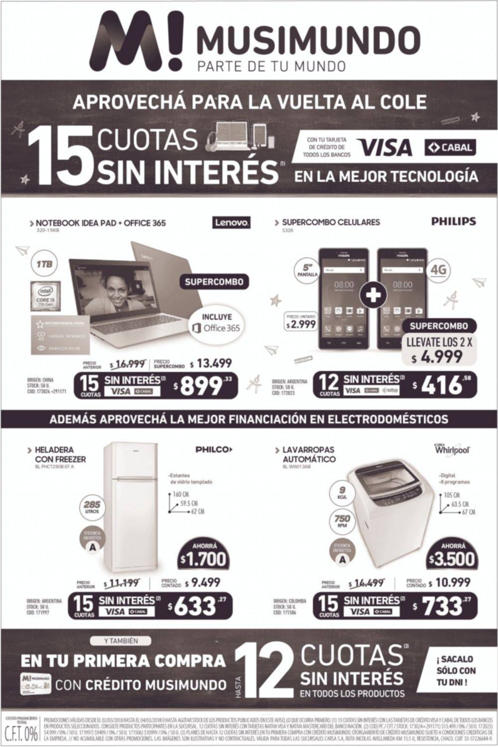 Musimundo te ayuda en la vuelta al cole