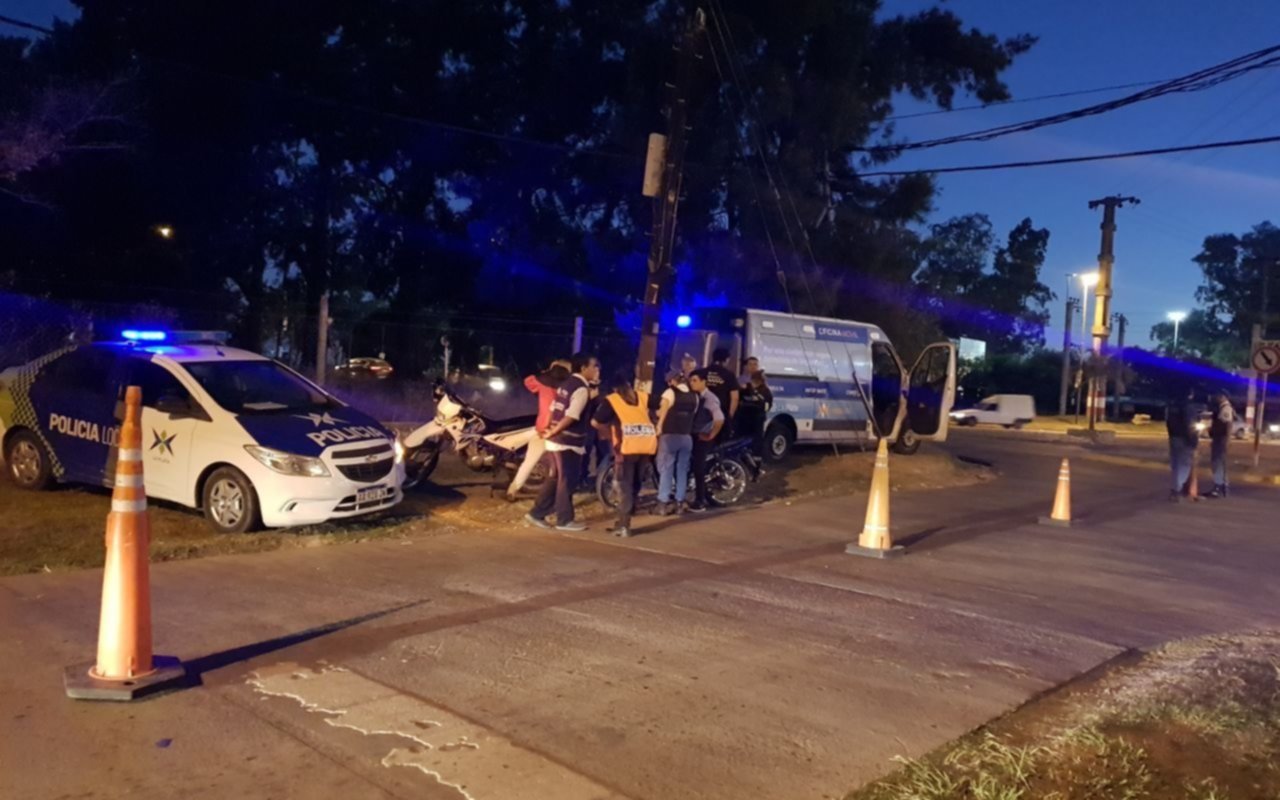 Secuestran una moto conducida por menores en medio de un operativo