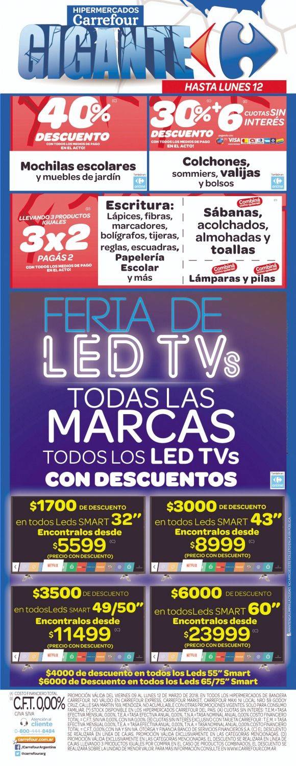 Carrefour te espera con enormes descuentos
