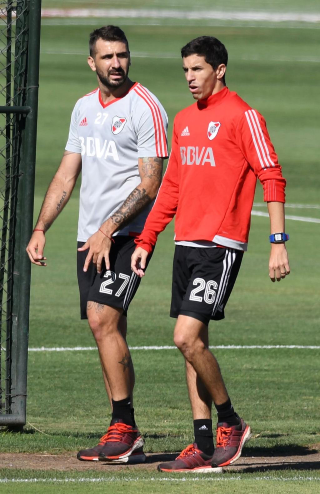 Gallardo “guarda” a Ponzio, Pratto y Pity Martínez para la final de la Supercopa con Boca